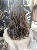 ブリーチなし!大人グレージュ