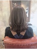 大人かわいいエギョモリ ミルクティーブラウン ひし形シルエット