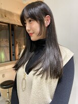 ヌー 代官山(nuu)&nbsp;・髪質改善トリートメント顔まわりカット地毛カラーロングヘア