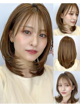 アフロート ルヴア(AFLOAT RUVUA) 【髪質改善ストレート】で艶髪【ー5歳ヘア】大人レイヤーカット