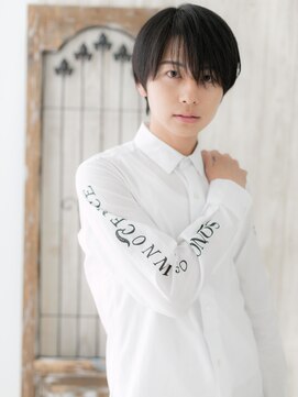 モッズヘア メン 上尾東口店(mod's hair men) ≪mod's men≫長めバングがミントアッシュ★ビジカジショートM