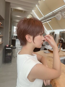 ロンド パルティール 大宮(Lond partir) 外ハネボブセクションカラーグラデーションカラーペールベージュ