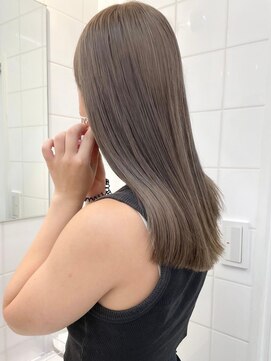 デート 下北沢(DATE) ダブルカラーミルクティーアッシュカラーケアブリーチ韓国