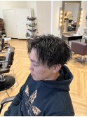 センターパート×ツイスパ☆