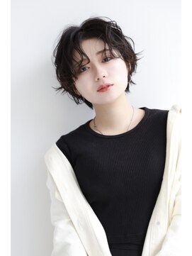 マッシュアンドマッシュアヴェダ ららぽーと福岡店(mash&mash AVEDA) 30代40代50代前下がりハンサムショート福岡博多