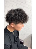 波巻きパーマツイストスパイラルパーマメンズカラーメンズカット