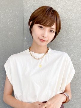 ロンド レグリーズ 立川(Lond leglise) ショート×顔周り×前髪×シルキーベージュ×グレージュカラー