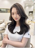 レイヤーカット韓国ヘア