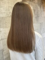ミルヘアデザイン(mil hair design)&nbsp;ミルクティーベージュダブルカラーインナーカラーケアブリーチ