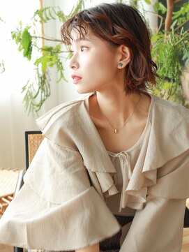 テトテ 三宮店(Tetote) 【tetote三宮】ナチュラルカールボブ