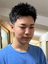 アイズ 海老名(AIZU)&nbsp;スパイキーショート メンズパーマ メンズショート 眉毛