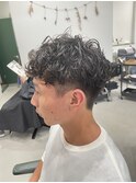 スパイラルパーマ