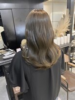 ノエル 池袋店(noel)&nbsp;【noel】manami×ブリーチなしオリーブベージュ