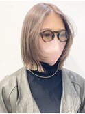【松戸　石山】ハイトーンボブ外ハネボブフェイスレイヤー