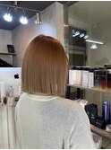 暖色系のミルクティカラー