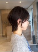 レイヤーショートウルフ/20代/30代/40代/50代/外苑前