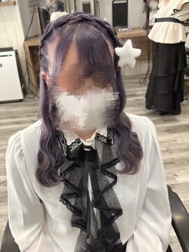 ヘアセット アリエス 新宿駅前店(aries) *.編みかちゅお団子.+