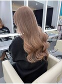 ミルクティーブラウン[着物/メルティカラー/透け感バング/新宿]