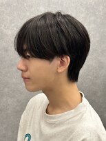 シースルーマッシュナチュラルマッシュメンズ韓国ツーブロック