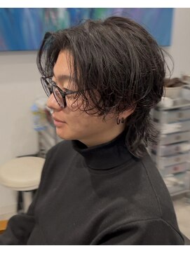 リベイル(LIVEIL) ミディアム　シャドウパーマ　スパイラルパーマ