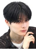 シースルーマッシュショート刈り上げツーブロックナチュラルヘア