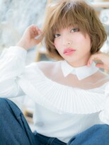 モッズヘア 越谷(mod's hair)&nbsp;ミルクティーアッシュ外国人風小顔ボブパーマh4越谷20代30代40代