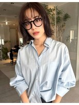 ミンクス渋谷スマートサロン(MINX shibuya smart salon)&nbsp;【MINX】くびれヘア＋くすみベージュハイライトカラー_渋谷