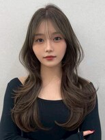 コア銀座メゾン(COA GINZA Maison)&nbsp;髪質改善レイヤーカット前髪カット顔周りレイヤー暗めカラー銀座