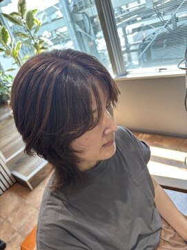ルポヘアー(Repos Hair) センターパートウルフ