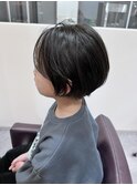 エアリーマッシュショートボブ