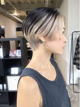 西区新町美容室★roots★ケアブリーチ★ショートカット