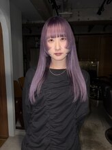 ワンダーヘアーグルーミング(WANDER Hair grooming) ラベンダーパープル レイヤーカット