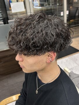 サニーサイドアップ 大宮(Sunny side up) 波巻きパーマ メンズ