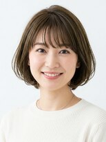 フープ 川越(hoop)&nbsp;ショートボブ　白髪ぼかし　川越