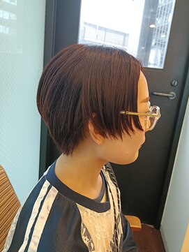 ルッカランス 王子店(Lucca Lance) 7月　顔周りに動きをだしたショートスタイル