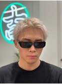 モンキーショートホワイトブロンド.