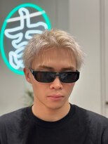 吉 モンキーショートホワイトブロンド.
