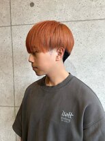 ヘアサロン レゴリス 都城店(REGOLITH)&nbsp;ラウンドマッシュ　オレンジカラー