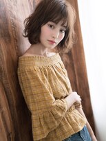 ヘアー センス 高崎店(hair SENSE) 小顔バランス×ゆるカール☆リラクシーふわマッシュボブ♪