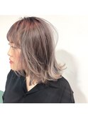 clan小顔クリアアッシュ×ミディアム