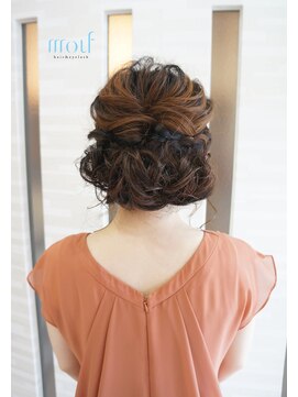 ムゥフ ヘアーアンドアイラッシュ(mouf hair&eyelash) 【mouf】大人可愛いお呼ばれ☆小顔ヘアアレンジ♪