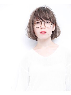 アプシー 南が丘本店(apsee) 肩上柔らかボブ×ハイライト×アッシュベージ