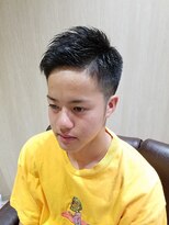 ライール ザ バーバー(Lair the barber)&nbsp;黒髪フェードスタイル