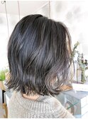 外ハネスタイル
