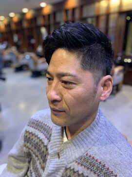 グッドマン バーバーショップ センリ(goodman barbar shop SENRI) アップバングパートスタイル