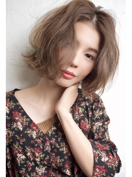 クレドガーデン 西新井店(CRED GARDEN) わふわボブ×エアリーミディ/ナチュラル/センターパート西新井