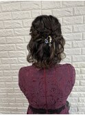 結婚式・二次会☆ハーフアップ/10代/20代/30代/40代