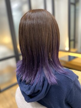 マーレ(MARLE./) バイオレット裾カラー