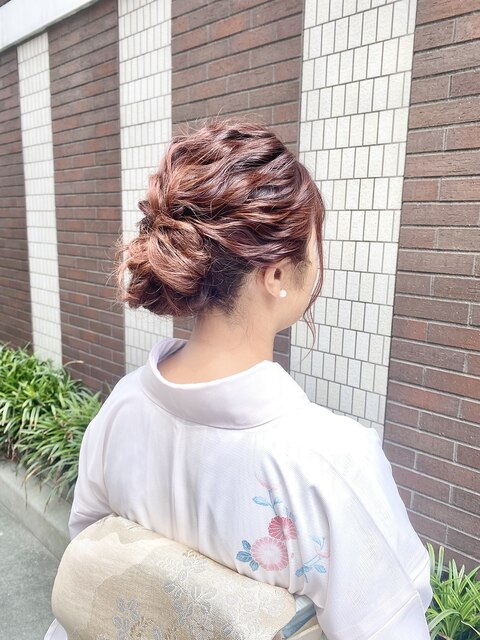 着付け×ヘアセット