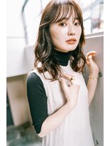 ドットハリス(.Hallis)&nbsp;大人かわいい/小顔/ミディアムレイヤー/20代30代40代